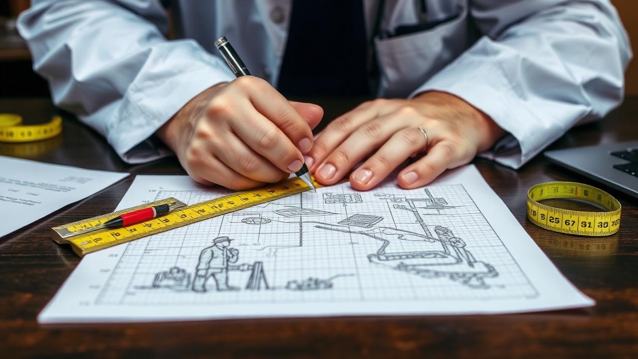 Fotografía del laboratorio: Croquis de Escena
