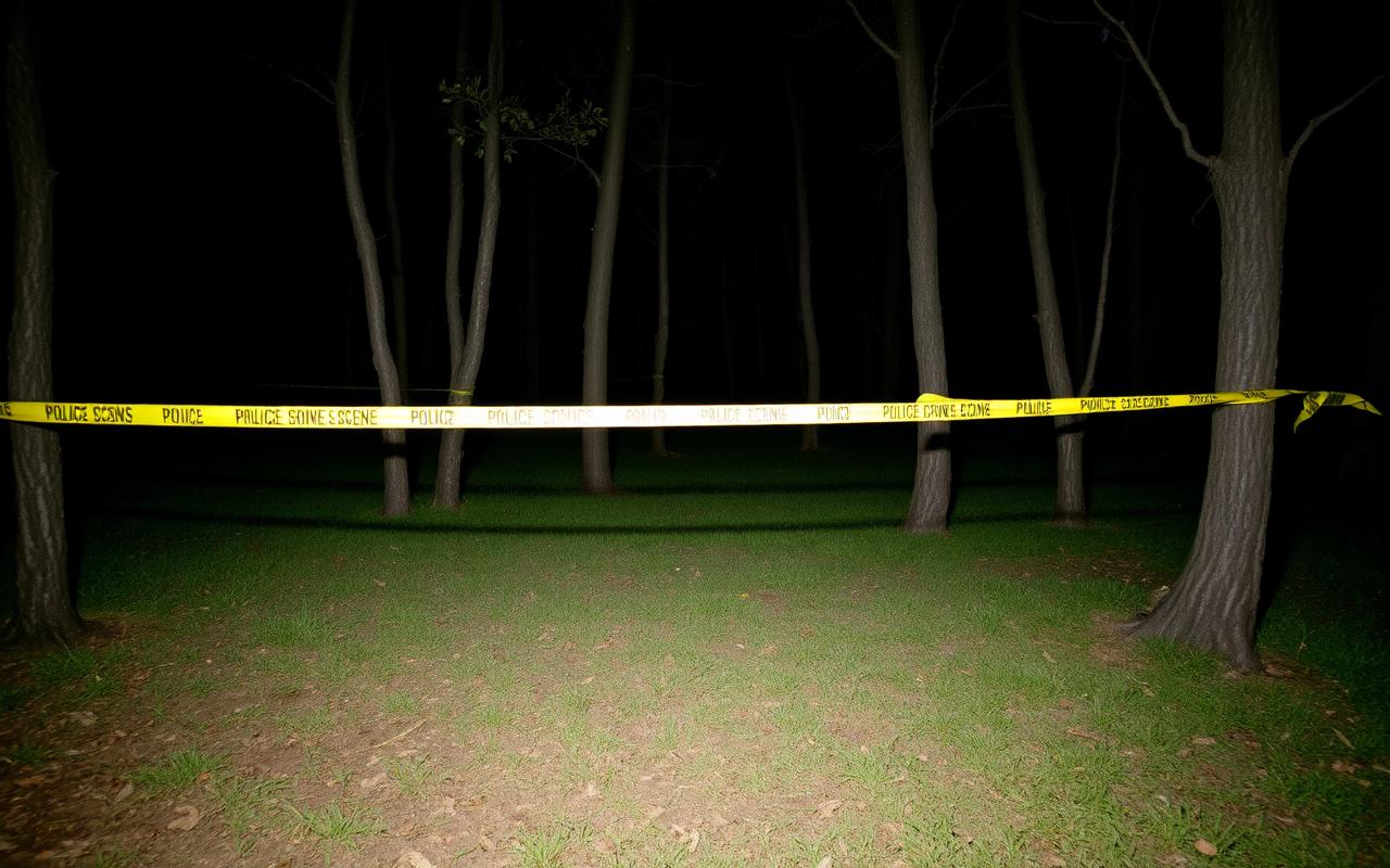 Escena del Caso 004: Escena exterior