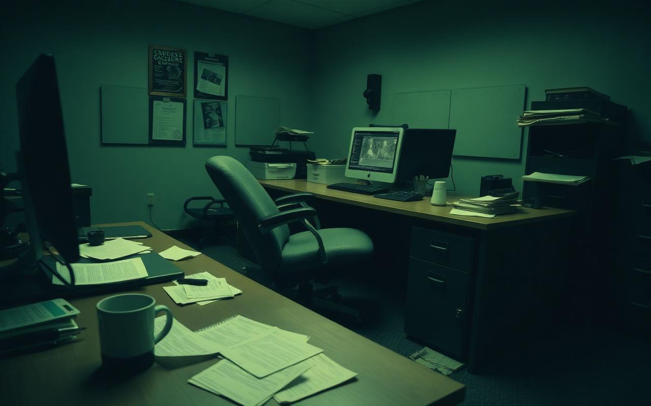 Escena del Caso 002: Oficina